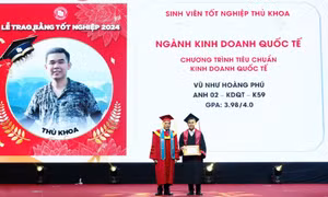 Chàng trai Thái Bình là thủ khoa chuyên ngành Kinh doanh quốc tế - Trường Đại học Ngoại thương