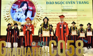 Nữ thủ khoa đạt cả 04 hạng mục khen thưởng của Giám đốc Học viện Tài chính