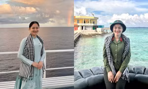 Tiếng hát kết nối đất liền với biển đảo: Hành trình cảm xúc của nghệ sĩ trẻ Nguyễn Thu Lương đến với Trường Sa