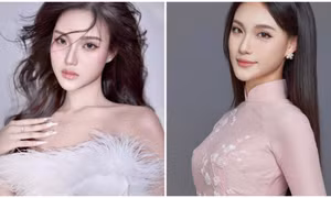 Nữ sinh tặng hoa cho Thủ tướng Hà Lan là đại diện của Hà Nội tại cuộc thi Hoa hậu Quốc gia Việt Nam