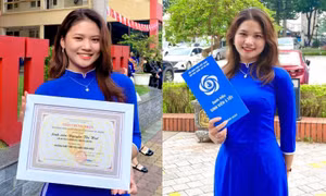 Nữ sinh Nhân văn với GPA xuất sắc, là Sinh viên 5 tốt nhiều năm học liên tiếp