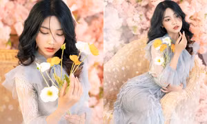 Nữ sinh Bách Khoa đẹp ‘Thi tịnh’ trong bộ ảnh mới