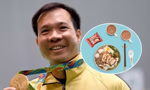 Bật mí bữa ăn sáng của Hoàng Xuân Vinh và những nhà vô địch Olympic