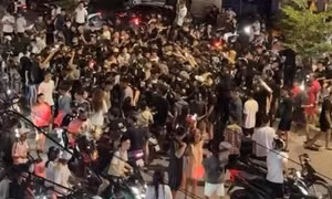 Vụ náo loạn trên phố ở Hải Phòng lúc rạng sáng: Tạm giữ thêm 10 'quái xế'