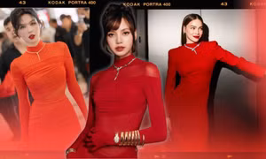 Hồ Ngọc Hà, Ngọc Trinh diện đồ gam đỏ, đeo trang sức tiền tỉ giống Lisa BLACKPINK