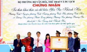 Khánh Hòa vinh danh hai Di sản văn hóa phi vật thể quốc gia
