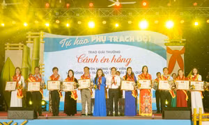 Vinh danh 20 giáo viên Tổng phụ trách Đội nhận giải thưởng Cánh én hồng 2023