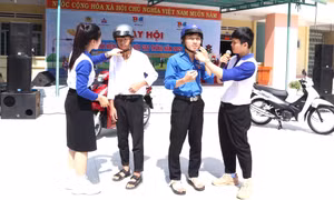 Tuổi trẻ Đắk Lắk góp phần xây dựng môi trường giao thông an toàn, thân thiện