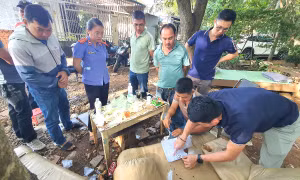 Cất giấu ma tuý khắp nghĩa trang