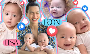 Hồ Ngọc Hà chia sẻ "chuyện hậu trường" của hai nhóc tì Lisa và Leon khi được mẹ chụp hình