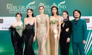 Miss Grand Thùy Tiên và Isabella Menin đọ sắc rạng rỡ khi đứng chung khung hình