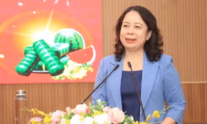 Phó Chủ tịch nước Võ Thị Ánh Xuân thăm, tặng quà Tết tại Cà Mau