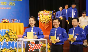 Bầu 38 anh, chị vào Ban Chấp hành Tỉnh Đoàn Hà Tĩnh khóa XVIII 