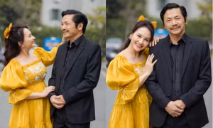 Dàn sao 'Về nhà đi con' chúc sinh nhật NSND Trung Anh, Bảo Thanh nói điều đặc biệt về 'bố'