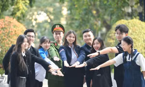 Sinh viên có được khát vọng, ý chí, quyết tâm ắt sẽ thành công Ảnh: Dương Triều