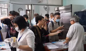 Các Tiktoker đang tìm hiểu quá trình làm nem truyền thống 