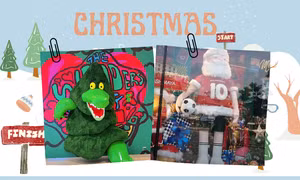 Độc - lạ trang trí Giáng Sinh 2022: Cá sấu đội lốt cây thông Noel và những tác phẩm "bất ổn"