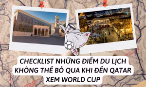 Những công trình nghệ thuật "níu chân" du khách khi đến Qatar xem World Cup 2022