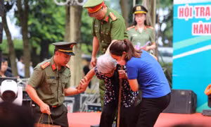 Đoàn Thanh niên Công an Hà Nội ra quân Chiến dịch tình nguyện hè 2022 
