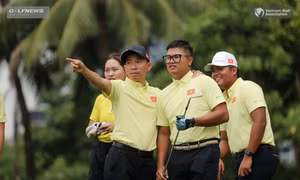 Đội tuyển golf Việt Nam xuất quân dự giải nghiệp dư đồng đội Đông Nam Á 