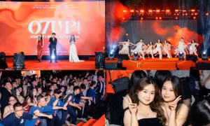 Lễ trưởng thành THPT Trần Phú - Hoàn Kiếm: 2K7 chụp Photobooth, "quẩy" cùng Wxrdie