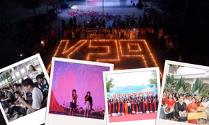 Teen 2K7 THPT chuyên Hoàng Lê Kha khép lại tuổi học trò bằng đêm hội “Nhật khúc”