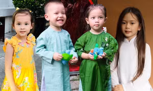 Nhóc tì lai nhà sao Việt: Con gái Đoan Trang lanh lợi, Lisa - Leon hút fan từ bé