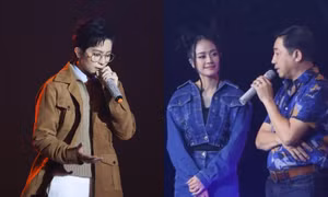 Gil Lê không kìm được nước mắt khi hát về gia đình trong ca khúc "Mình Về Nhà Thôi"