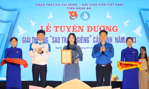 Nghệ An vinh danh Sinh viên 5 tốt và Sao Tháng Giêng