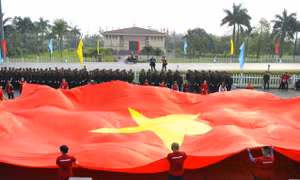 Sẵn sàng Lễ Thượng cờ Tổ quốc ở đôi bờ Hiền Lương - Bến Hải