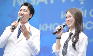 MC Khánh Vy và những chia sẻ thú vị trong Ngày hội tuyển sinh khối các ngành Khoa học và Công nghệ