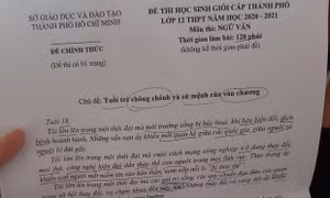 Đề thi Học sinh Giỏi môn Văn lớp 12 tại TP.HCM lấy chủ đề “tuổi trẻ chông chênh“