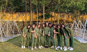 Kỳ quân sự đáng nhớ của sinh viên Đại học Kinh Tế Quốc Dân giữa mùa dịch COVID-19