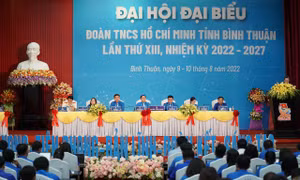 Đại hội Đoàn TNCS Hồ Chí Minh tỉnh Bình Thuận: Khát vọng cống hiến - Lẽ sống thanh niên