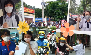 Sĩ tử TP.HCM, Đồng Nai lạc quan "trên điểm 7, dưới điểm 10" về bài thi Toán 