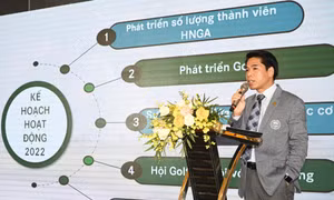 Hội golf TP Hà Nội tổ chức 3 giải đấu quy mô trong năm 2022