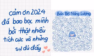 Gen Z cùng nhau chữa lành và cảm ơn một năm đã qua bằng "Bản đồ năng lượng"
