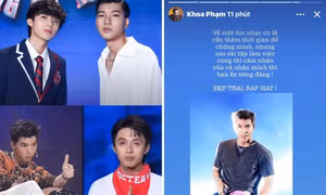HIEUTHUHAI được đàn anh Karik khen ngợi, được lòng thí sinh Rap Việt mùa 4