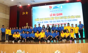 Đoàn viên phía Nam tích cực tham gia Chiến dịch Thanh niên tình nguyện hè 2024