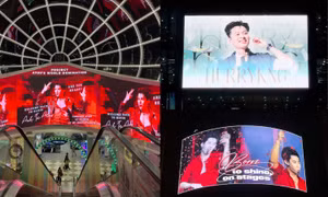 Concert ATSH D-3: Màn hình LED của dàn "Anh Trai" phủ sóng đường phố Hà Nội