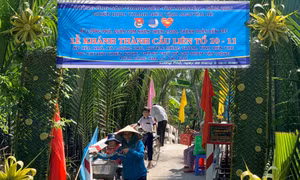 Khánh thành cầu giao thông, đoàn thanh niên nối liền những hy vọng mới