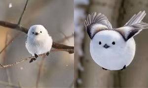 “Đốn tim” trước loài chim đáng yêu được mệnh danh là “nàng tiên tuyết Hokkaido”