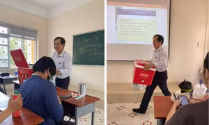 Thầy giáo mang nước ngọt cho sinh viên giải khát khiến netizen rần rần "xin học"