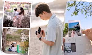 Nhiếp ảnh gia người Việt gây sốt tại Hàn với series chụp ảnh tặng người lạ