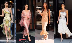 Bella Hadid giữ vững danh xưng "nữ thần vintage" với những outfit "cháy phố"