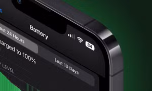Tính năng hiển thị phần trăm pin trở lại trên thanh trạng thái iPhone