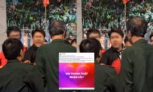 Nam sinh viên ĐH Văn Lang có hành vi vô lễ với cựu chiến binh đăng tâm thư xin lỗi