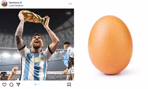 Messi phá kỷ lục của "quả trứng", sở hữu bài đăng nhiều lượt "thả tim" nhất thế giới trên Instagram