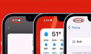 Trải nghiệm mới lạ cho người dùng: Tạo emoji trái tim, mặt cười ở thanh trạng thái iPhone