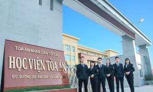 Học viện Tòa án tuyển sinh năm 2021: Nhiều quy định khắt khe trong xét tuyển